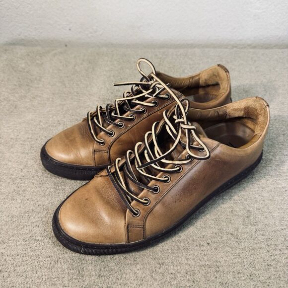 Thursday Premier Sneakers Tan Heritage Leather Low Top Casual Walking Men 9 main image 5